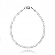 Bransoletki - Bransoletka KAMIEŃ KSIĘŻYCOWY fasetowany 2,4mm agalag - miniaturka - grafika 1