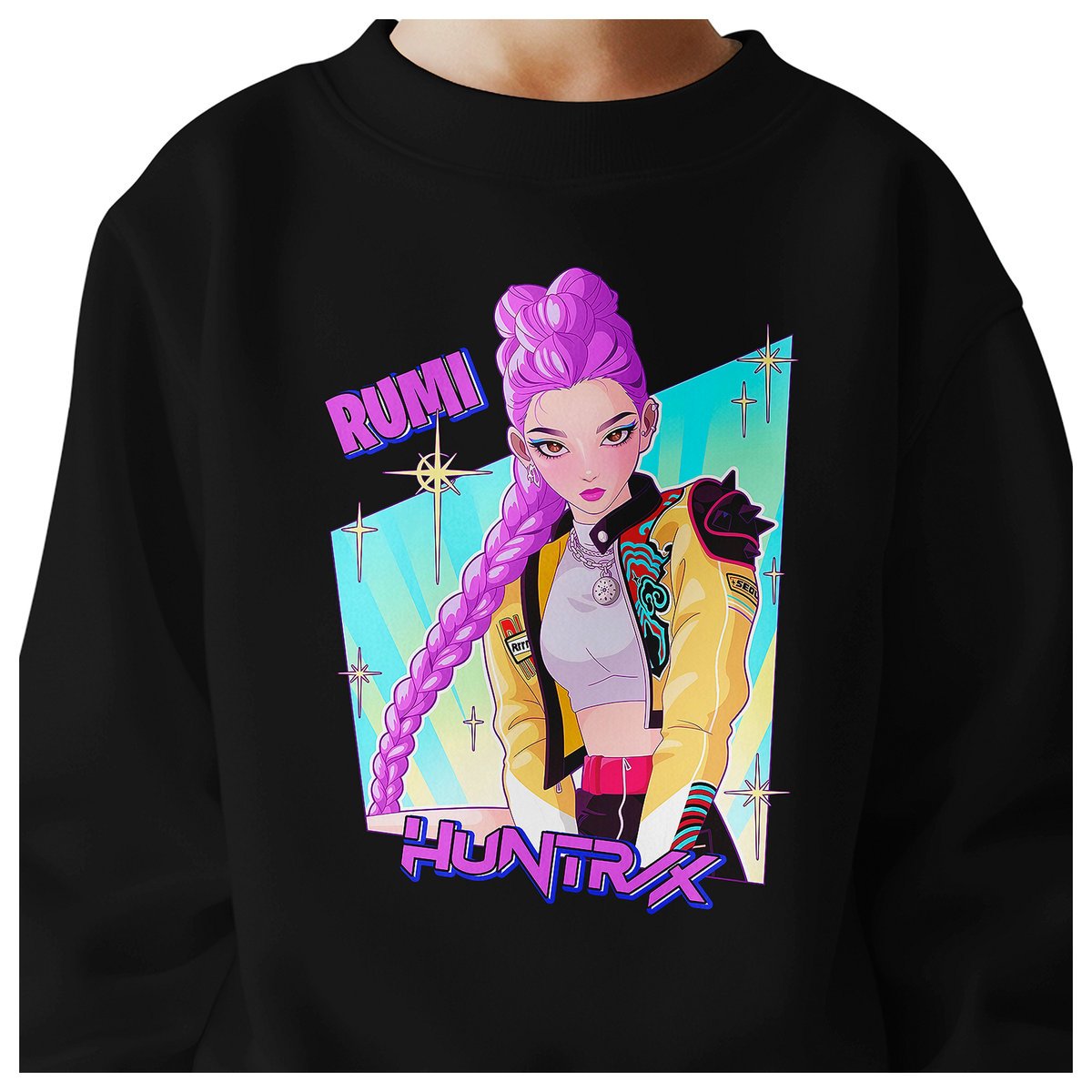 BLUZA DZIECIĘCA HUNTRIX RUMI KPOP 146-152 BAWEŁNIANA JAKOŚĆ
