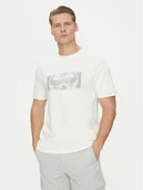 Koszulki męskie - Napapijri T-Shirt S-Vanni NP0A4IEA Biały Regular Fit - miniaturka - grafika 1