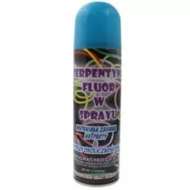 Serpentyna fluor w sprayu 250 ml niebieska - Dekoracje sali - miniaturka - grafika 1