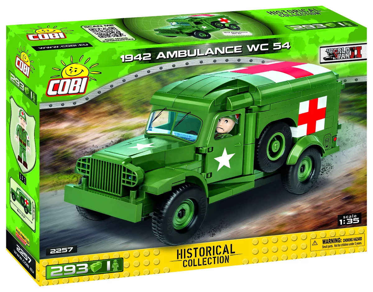 Cobi Polska S.A. Klocki Mała Armia 1942 Ambulance WC-54 2257