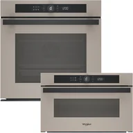 Zestawy AGD - Zestaw AGD do zabudowy Whirlpool Piekarnik elektryczny z funkcją pary WOI4S8CM1SEA + Kuchenka mikrofalowa WMD44ME - miniaturka - grafika 1