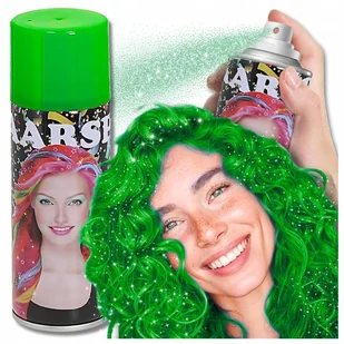 KOLORYZUJĄCY SPRAY DO WŁOSÓW LAKIER ZIELONY BROKAT 250 ml - Farby do włosów i szampony koloryzujące - miniaturka - grafika 1