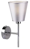 Lampy ścienne - Candellux Lampa ścienna VOX KINKIET 1X40W E14 CHROM Z ABAŻUREM 21-70616 21-70616 - miniaturka - grafika 1