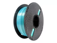 Filamenty i akcesoria do drukarek 3D - GEMBIRD 3DP-PLA-SK-01-BG Filament PLA Silk Rainbow niebieski/zielony 1.75mm 1kg - miniaturka - grafika 1