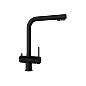 Baterie kuchenne - SCHOCK studio 560.000 PURO VITUS Bateria kuchenna POURO do wody filtrowanej, z wyciąganą wylewką, podokienna - miniaturka - grafika 1