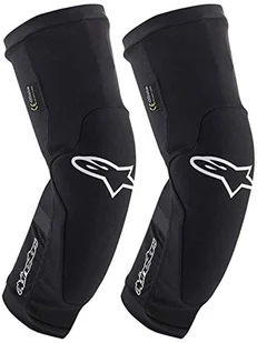 Alpinestars Chłopięcy Paragon Plus młodzieżowy ochraniacz na kolana Czarny, biały S-M - Akcesoria motocyklowe - miniaturka - grafika 1