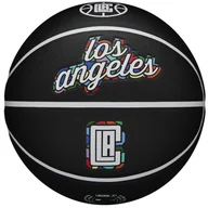 Koszykówka - Wilson NBA Team City Collector Los Angeles Clippers Ball WZ4016413ID, unisex, piłki do koszykówki, Czarne - miniaturka - grafika 1