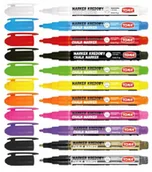 Zakreślacze - TOMA MARKER KREDOWY, KREDA W PISAKU TO-293 11 KOL. - miniaturka - grafika 1