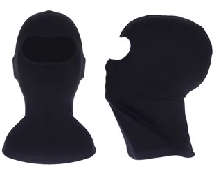 Kominiarka Dziecięca Bawełna Kask Narty Rower Kids - Kmnrk-Dziec-Czrn - Czapki dla dzieci - miniaturka - grafika 1