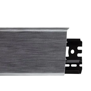 Arbiton Listwa przypodłogowa INDO 70 mm aluminium - Listwy przypodłogowe - miniaturka - grafika 1