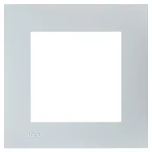 Klawisze i ramki - OSPEL Ramka pojedyncza FOKUS Biały - miniaturka - grafika 1