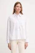 Koszule damskie - Joop! koszula damska kolor biały regular z kołnierzykiem klasycznym 30047542 - miniaturka - grafika 1