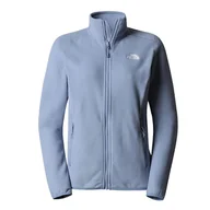 Bluzy sportowe damskie - Bluza The North Face 100 Glacier Full-Zip 0A5IHO73A1 - niebieska - miniaturka - grafika 1