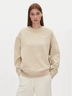 Bluzy damskie - BOSS Bluza 50540266 Beżowy Regular Fit - miniaturka - grafika 1