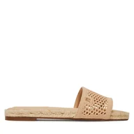Espadryle damskie - Espadryle Tommy Hilfiger Knit Mesh Espadrille Flat Sandal FW0FW08744 Beżowy - miniaturka - grafika 1
