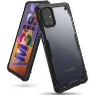 Etui i futerały do telefonów - Ringke Etui Fusion X Galaxy M31s, czarne - miniaturka - grafika 1
