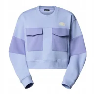 Bluzy damskie - THE NORTH FACE BLUZA TERRY OVERSIZED CROPP NF0A8C2C0VI r M - miniaturka - grafika 1