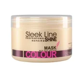 Maski do włosów - Stapiz Sleek Line Colour Mask Maska z jedwabiem do włosów farbowanych 250 ml - miniaturka - grafika 1