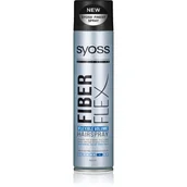 Kosmetyki do stylizacji włosów - Schwarzkopf Syoss Fiber Flex Lakier do włosów extra mocny Flexible Volume 300ml - miniaturka - grafika 1