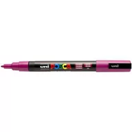 Markery do tablic - UNI ball POSCA marker (z delikatną końcówką okrągłą) zielone jabłko, Fuchsia PX202341000 - miniaturka - grafika 1