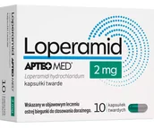 Układ pokarmowy - Loperamid Apteo Med 2 mg 10 kapsułek twardych - miniaturka - grafika 1