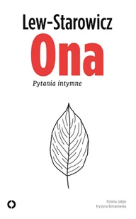 Zbigniew Lew-Starowicz Ona Pytania intymne e-book) - E-booki - podręczniki - miniaturka - grafika 1