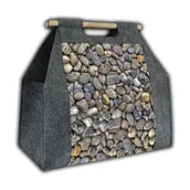 Akcesoria kominkowe - BERTONI Bertoni Torba na drewno kominkowe KAMYKI NS02 - miniaturka - grafika 1