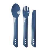 Kuchnie turystyczne - Lifeventure Sztućce turystyczne Ellipse Cutlery Set Granatowy - miniaturka - grafika 1