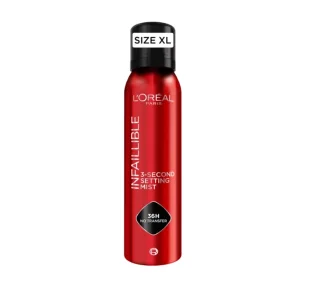 L'Oréal Paris Infaillible 3-Second Setting Mist mgiełka utrwalająca makijaż 150 ml - Utrwalacze do makijażu L'Oréal Paris Infaillible 3-Second Setting Mist mgiełka utrwalająca makijaż 150 ml - Utrwalacze do makijażu - miniaturka - grafika 1