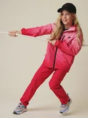 Spodnie i spodenki dla dziewczynek - 4F Spodnie trekkingowe 2w1 dziewczęce - różowe 164 (13-14 lat) - miniaturka - grafika 1