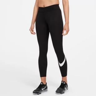 Legginsy Nike Sportswear Essential SWOOSH W CZ8530 (kolor Czarny, rozmiar XS) - Legginsy - miniaturka - grafika 1
