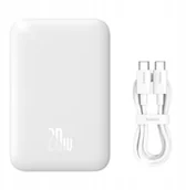 Powerbanki - Powerbank Baseus BASEUS POWER BANK Z MAGSAFE 6000mAh 20W MINI POWERBANK QI MAGNETYCZNY - miniaturka - grafika 1