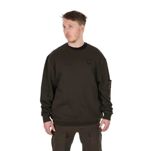 Bluza Wędkarska Crewneck Fox Lw Khaki Pullover - Bluzy sportowe damskie - miniaturka - grafika 1