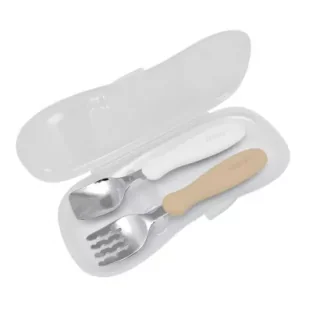 Sztućce z etui milk/potato - Sztućce dla dzieci - miniaturka - grafika 1