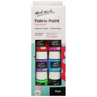 Zabawki kreatywne - Zestaw Farb Do Tkanin Mont Marte 8x20ML - miniaturka - grafika 1