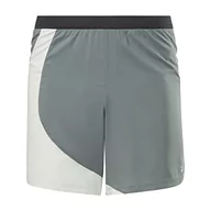 Spodenki damskie - Reebok Męskie szorty do biegania, zielony (Chalk Green), L, Zielona kreda, L - miniaturka - grafika 1
