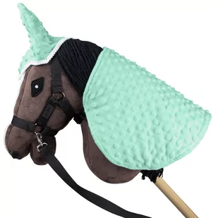 Derka i nauszniki Skippi dla Hobby Horse - mięta - prezent na dzień dziecka - Księgarnia OUTLET - miniaturka - grafika 1