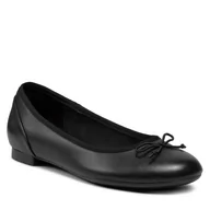 Baleriny - Clarks Baleriny Couture Bloom 261154854 Black Leather - miniaturka - grafika 1