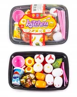 Zabawy w naśladowanie dorosłych - ZESTAW SUSHI SZTUCZNE JEDZENIE BENTO BOX LUNCH - miniaturka - grafika 1