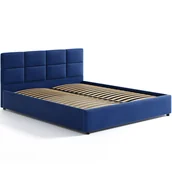 Stelaże pod materac - Łóżko do sypialni tapicerowane 160x200 pojemnik + stelaż welur - miniaturka - grafika 1