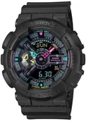 Zegarki męskie - Zegarek G-SHOCK GA-110MF-1AER G-SHOCK MULTI-FLUORESCENT ACCENTS - miniaturka - grafika 1