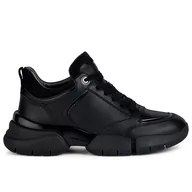 Sneakersy damskie - Buty Geox Adacter W D35PQA0LM22C9999 - czarne - miniaturka - grafika 1