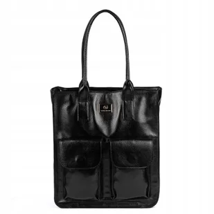 TOREBKA DAMSKA SHOPPER LAURA BIAGGI CZARNA TORBA - Torebki damskie - miniaturka - grafika 1