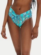 Stroje kąpielowe - Seafolly Dół od bikini La Mer 40742-214 Turkusowy - miniaturka - grafika 1
