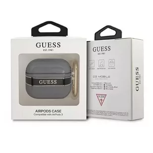 Guess  GUA3HHTSK AirPods 3 cover czarny/black Strap Collection - Akcesoria do słuchawek - miniaturka - grafika 3