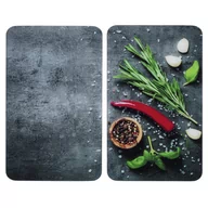 Pozostałe akcesoria kuchenne - Szklane płyty ochronne na kuchenkę zestaw 2 szt. 52x30 cm Rosemary – Maximex - miniaturka - grafika 1