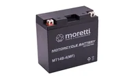 Akumulatory motocyklowe - Akumulator AGM (Gel) MT14B 12V 12Ah Moretti - miniaturka - grafika 1