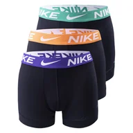 Majtki męskie - Męskie Bokserki NIKE TRUNK 3PK 0000KE1156AN6 – Czarny - miniaturka - grafika 1