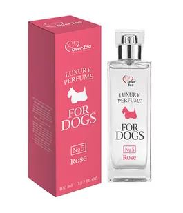 Over Zoo OVERZOO Luxury perfume for dog rose róża) 100ml 40054-uniw - Szampony i odżywki dla psów - miniaturka - grafika 1